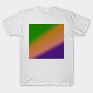 red blue green orange abstract texture T-Shirt